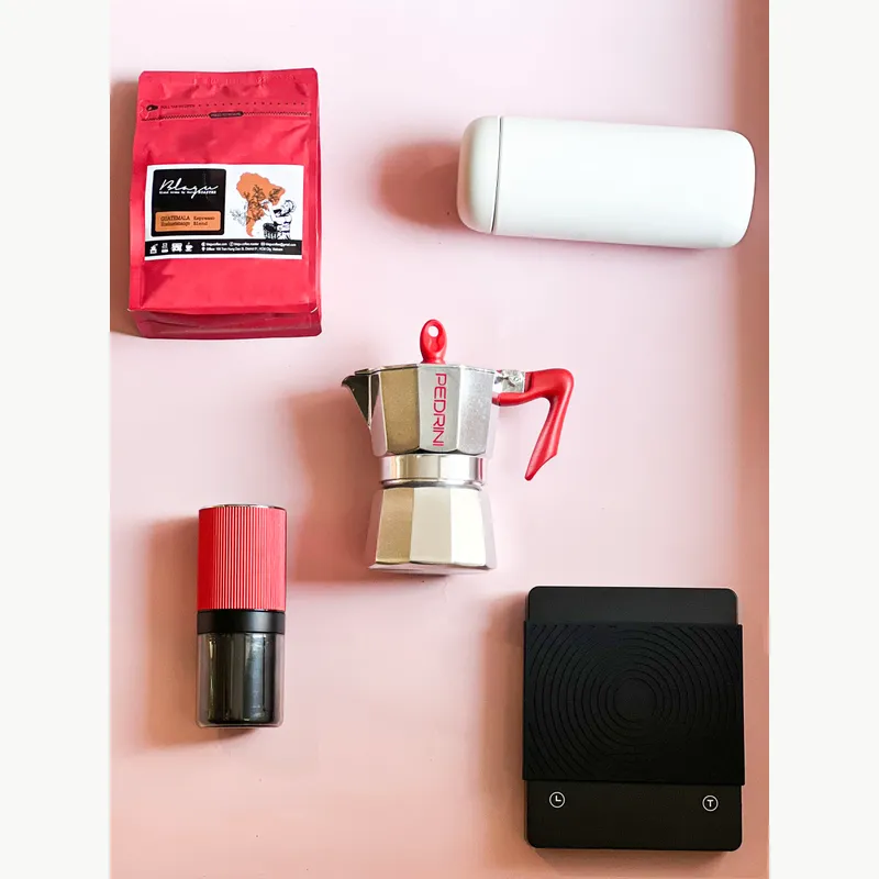 PEDRINI Kaffettiera 3 Cups - Red 15