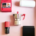 PEDRINI Kaffettiera 3 Tách - Đỏ 15