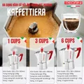Combo 2x PEDRINI Bộ 3 Gioăng & 1 Lọc Thay Thế Kaffettiera Ấm Pha Cà Phê 3 Tách 15