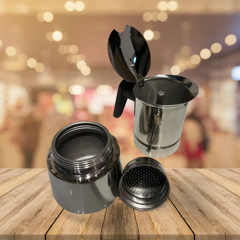 Combo 2x PEDRINI Bộ 3 Gioăng & 1 Lọc Thay Thế Kaffettiera Ấm Pha Cà Phê 3 Tách 7