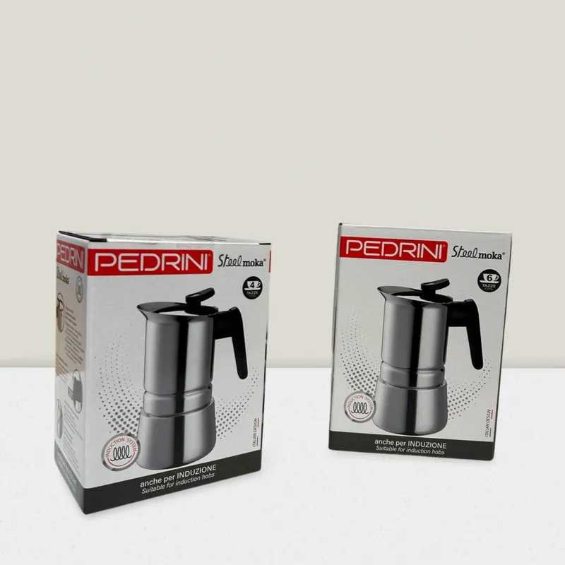 Combo 2 x PEDRINI Replacement Funnel Kaffettiera Coffee Maker 2 Cups 8