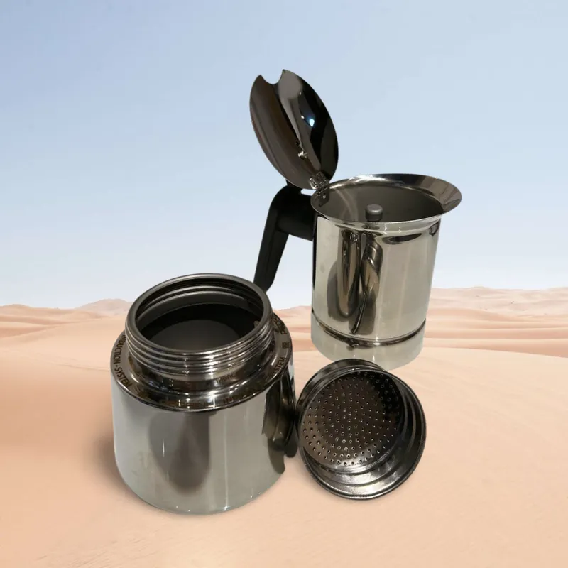 Combo 2x PEDRINI Phễu Thay Thế Kaffettiera Ấm Pha Cà Phê 6 Tách 2