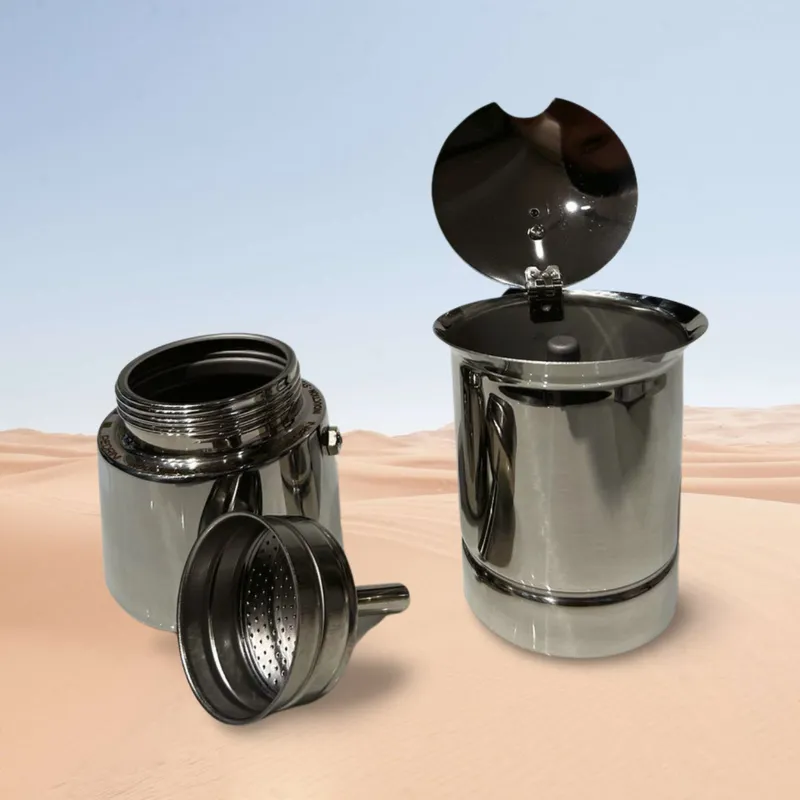 Combo 2x PEDRINI Phễu Thay Thế Kaffettiera Ấm Pha Cà Phê 6 Tách 3