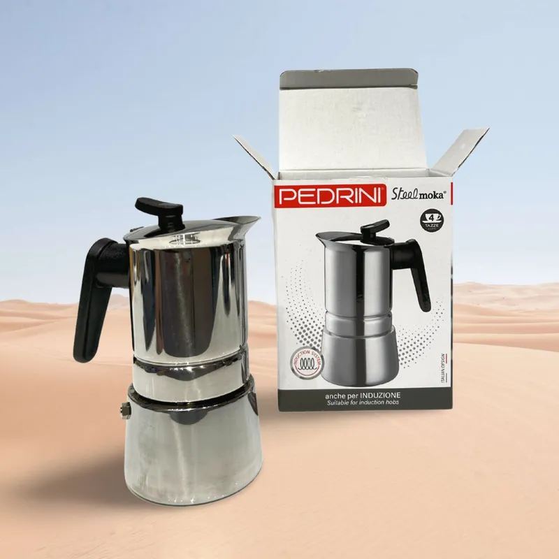Combo 2 x PEDRINI Replacement Handle Kaffettiera Coffee Maker 2 Cups - Red 5
