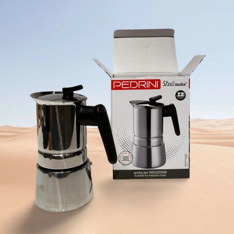 PEDRINI Aroma Coffee Maker 6 Cups - Black 4