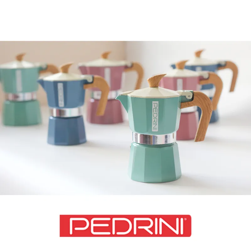 PEDRINI Aroma Coffee Maker 6 Cups - Black 6