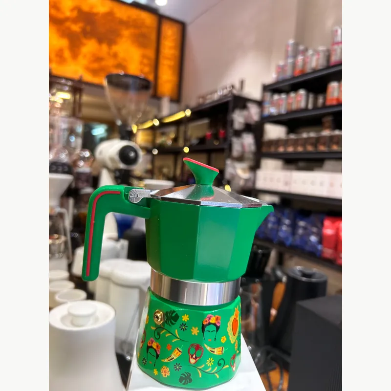 PEDRINI Frida Kahlo Coffee Maker 3 Cups - Yellow 10