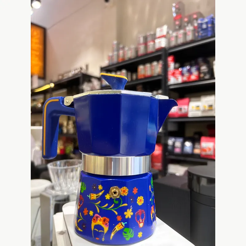PEDRINI Frida Kahlo Coffee Maker 3 Cups - Yellow 5