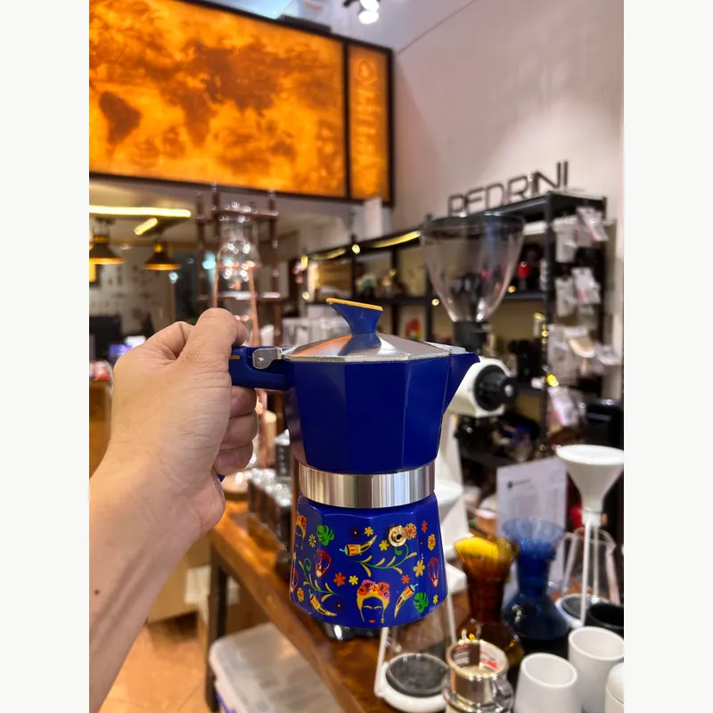 PEDRINI Frida Kahlo Coffee Maker 3 Cups - Yellow 7
