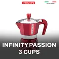 PEDRINI Infinity Passion Ấm Pha Cà Phê 3 Tách - Đỏ 11