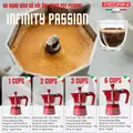 PEDRINI Infinity Passion Ấm Pha Cà Phê 1 Tách - Đỏ 14