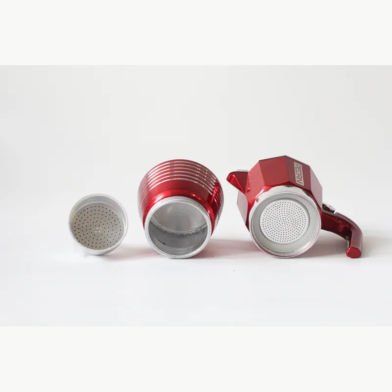 PEDRINI Infinity Passion Coffee Maker 6 Cups - Red 14