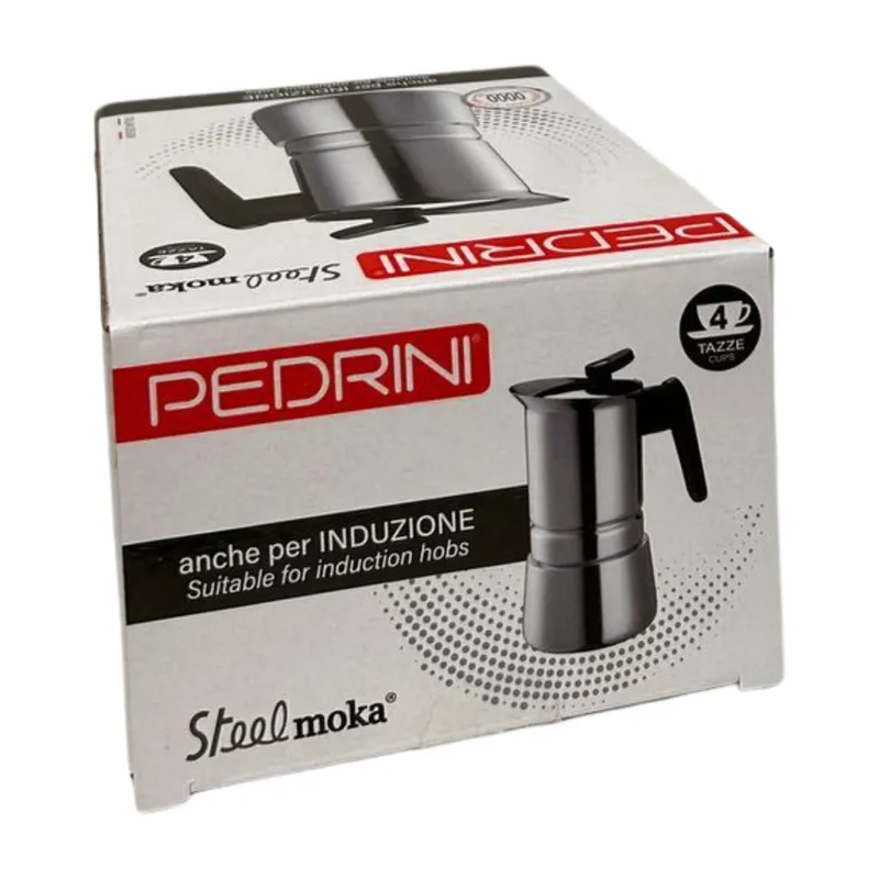PEDRINI Infinity Passion Coffee Maker 6 Cups - Red 15