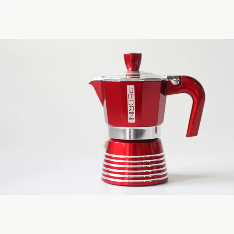 PEDRINI Infinity Passion Coffee Maker 6 Cups - Red 3