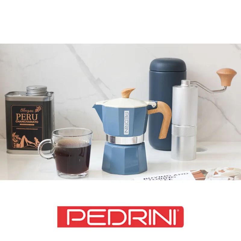 PEDRINI Infinity Passion Coffee Maker 6 Cups - Red 5