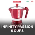 PEDRINI Infinity Passion Ấm Pha Cà Phê 6 Tách - Đỏ 9