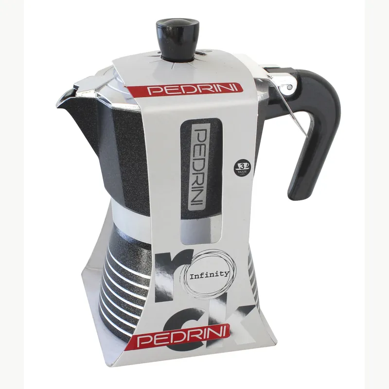 PEDRINI Infinity Rock Ấm Pha Cà Phê 3 Tách - Đen 15