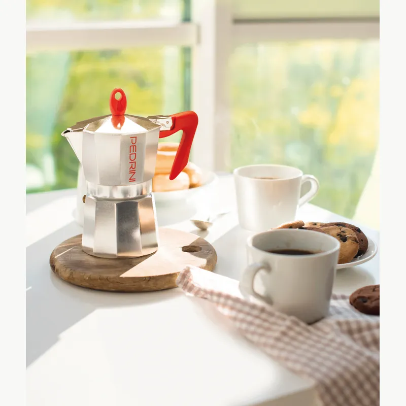 PEDRINI Kaffettiera Coffee Maker 1 Cup - Red 7