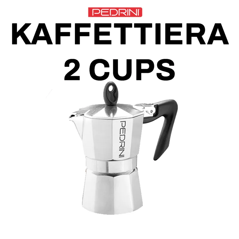 PEDRINI Kaffettiera Ấm Pha Cà Phê 2 Tách - Đen 15