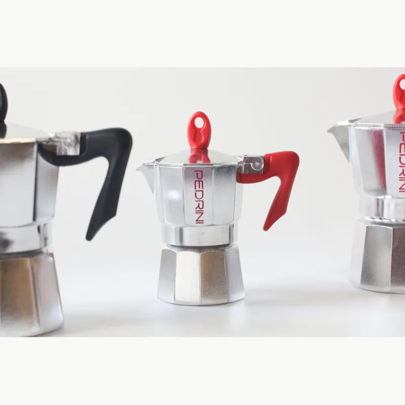 PEDRINI Kaffettiera Coffee Maker 3 Cups - Red 11