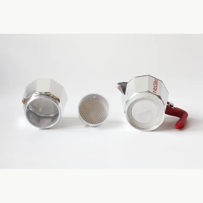 PEDRINI Kaffettiera Coffee Maker 3 Cups - Red 13