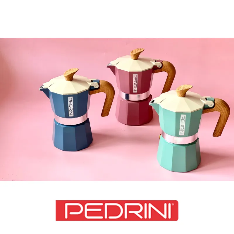 PEDRINI Kaffettiera Coffee Maker 3 Cups - Red 15