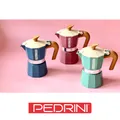 PEDRINI Kaffettiera Ấm Pha Cà Phê 3 Tách - Đỏ 15
