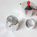 PEDRINI Kaffettiera Ấm Pha Cà Phê 6 Tách - Đỏ 10
