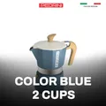 PEDRINI MyMoka Color Ấm Pha Cà Phê 2 Tách - Xanh Vintage 9