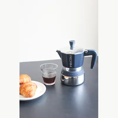 PEDRINI MyMoka Color Ấm Pha Cà Phê 2 Tách - Xanh Lá Vintage