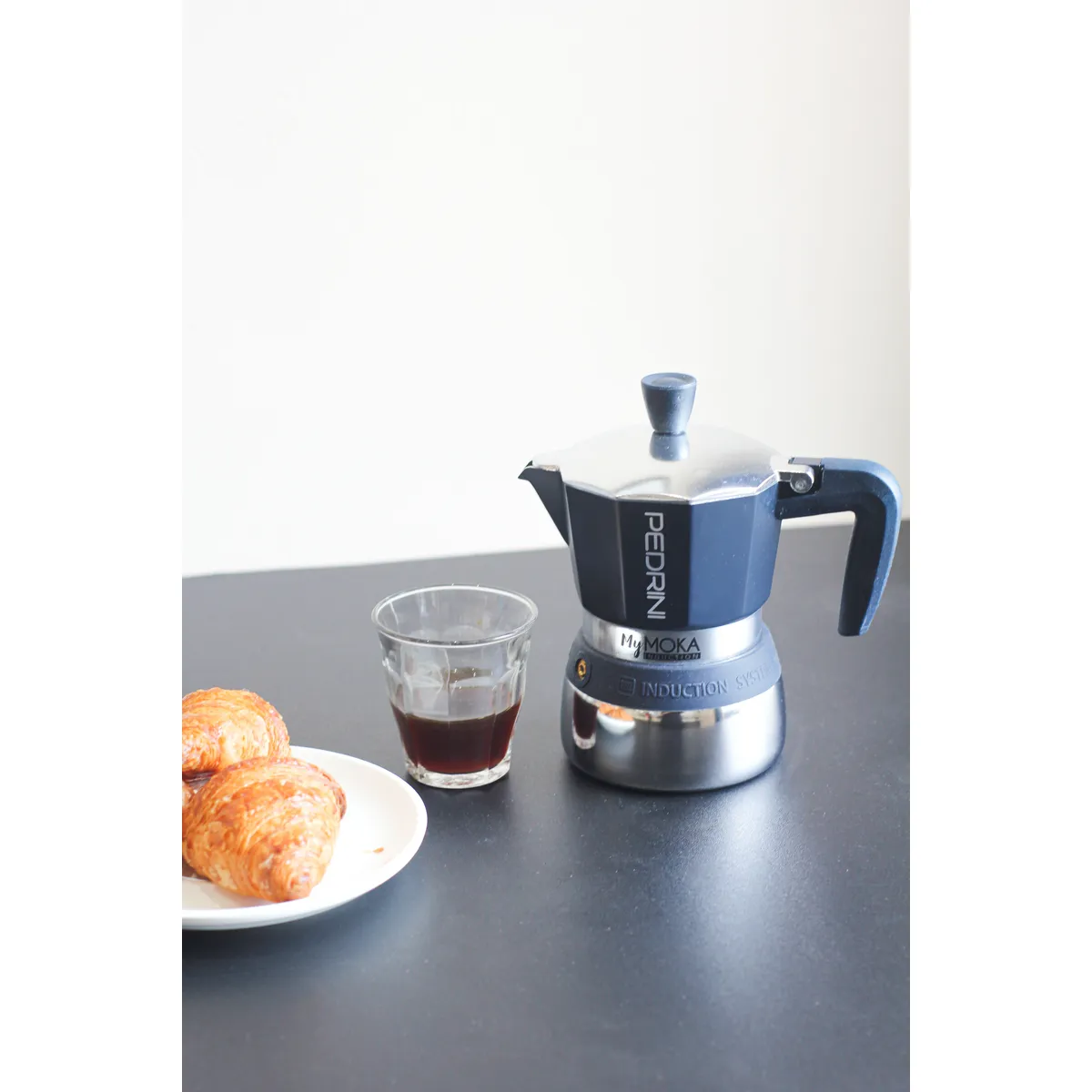 PEDRINI MyMoka Color Ấm Pha Cà Phê 2 Tách - Xanh Lá Vintage