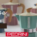 PEDRINI MyMoka Color Ấm Pha Cà Phê 2 Tách - Xanh Vintage 8
