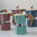 PEDRINI MyMoka Color Ấm Pha Cà Phê 2 Tách - Xanh Vintage 2