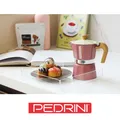 PEDRINI MyMoka Color Ấm Pha Cà Phê 3 Tách - Hồng Vintage 13