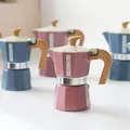 PEDRINI MyMoka Color Ấm Pha Cà Phê 3 Tách - Hồng Vintage 6