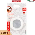 PEDRINI Bộ 3 Gioăng & 1 Lọc Thay Thế Kaffettiera Ấm Pha Cà Phê 2 Tách 12