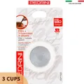 PEDRINI Bộ 3 Gioăng & 1 Lọc Thay Thế Kaffettiera Ấm Pha Cà Phê 2 Tách 13