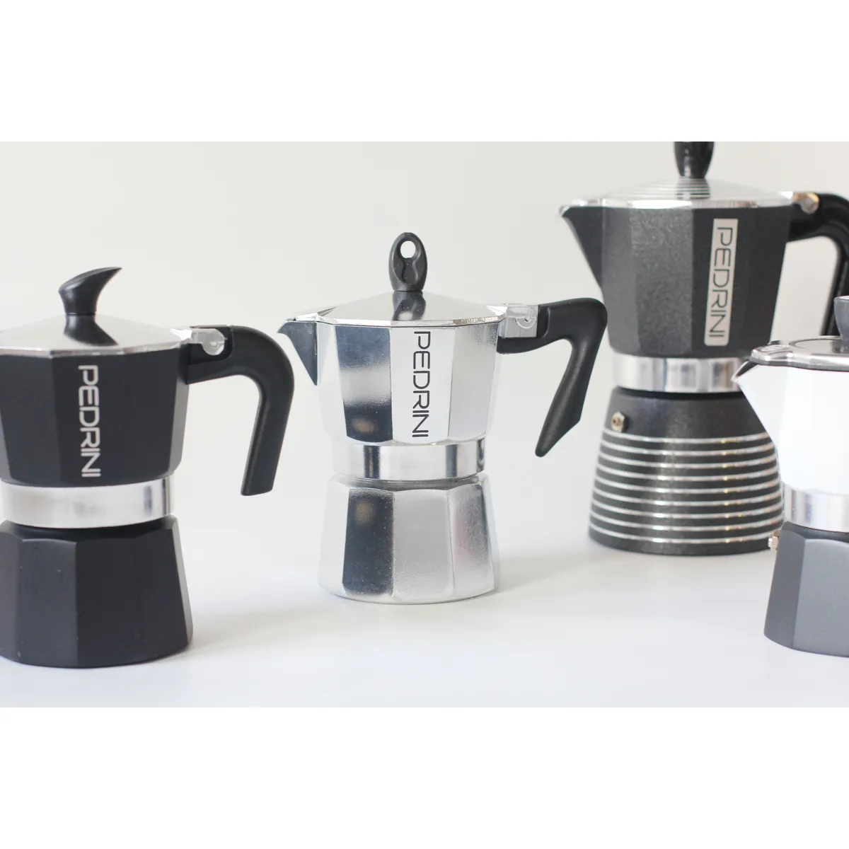 PEDRINI Bộ 3 Gioăng & 1 Lọc Thay Thế Kaffettiera Ấm Pha Cà Phê 3 Tách
