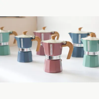 PEDRINI Bộ 3 Gioăng & 1 Lọc Thay Thế Kaffettiera Ấm Pha Cà Phê 6 Tách