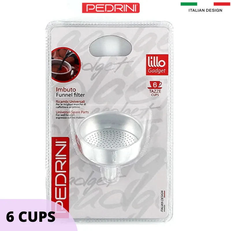 PEDRINI Phễu Thay Thế Kaffettiera Ấm Pha Cà Phê 2 Tách 15