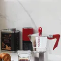 PEDRINI Tay Cầm Thay Thế Kaffettiera Ấm Pha Cà Phê 2 Tách - Đỏ 2