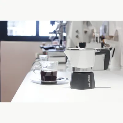 PEDRINI Sei Moka plus Ấm Pha Cà Phê 3 Tách - Nhôm Sơn